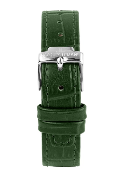 Jacques Lemans Torino Jl.1-2189d Quartz Deri Yeşil Kadın Kol Saati Gri