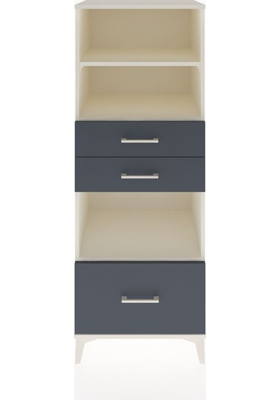 Hyperion Dolap 3 Raflı 3 Çekmeceli 60x44x163 Aytaşı-antrasit Aytaşı Hyperion Dolap 3 Raflı 3 Çekmeceli 60x44x163 Aytaşı-antrasit Aytaşı