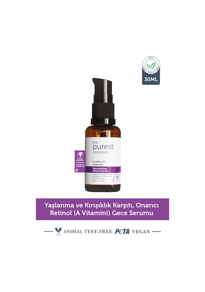 Anti-wrinkle, İlluminating-shining Retinol Vitamin A Night Serum 30 Ml Demba3991