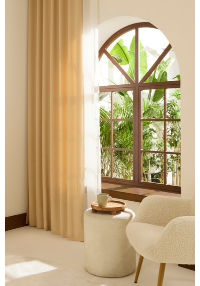 Kaşmir Home Holly Ada Fon Perde Açık Bej 150x270 Cm Açık Bej