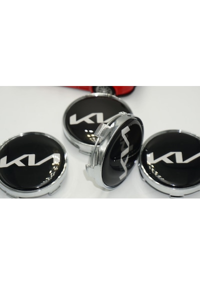 Kia Yeni Nesil Logo Jant Göbeği Kapak Seti 60mm