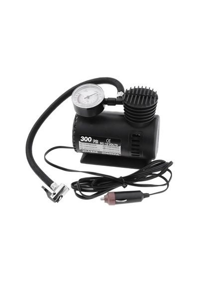 Orret Home 12v Mini Hava Kompresörü Araç Çakmaklık Tipi 300 Psı Lastik Şişirme Pompası, Araba/bisiklet/motos