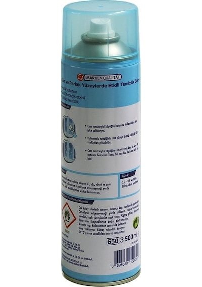 Domol Cam Temizleme Köpüğü Cam Ve Parlak Yüzeyler 500 Ml