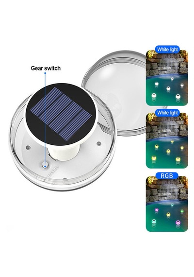 Güneş Enerjili Yüzen Havuz Lambası - Led Renkli Dekoratif Havuz Işığı 1
