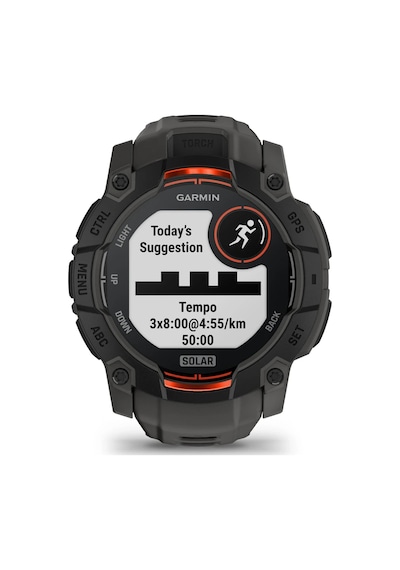 Garmin Instinct 3 50 Mm, Solar Kömür Siyahı Siyah - Yeşil