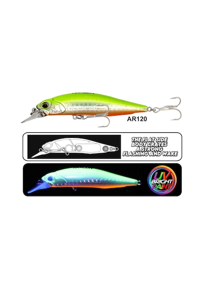 Eurofish Aragon Kıck Sinking 75mm 9gr Maket Balık Ar120