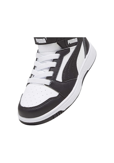 Puma Puma Rebound V6 Mid Ac+ Ps Unisex Çocuk Siyah Günlük Ayakkabı 8602 Siyah