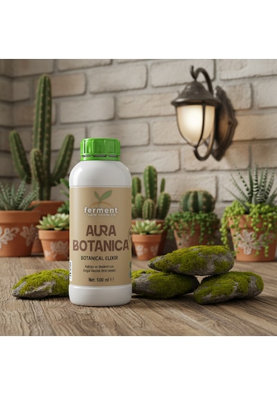 Aura Botanica İkili 500 Ml 2 Adet Kaktüs Ve Skulent İçin Daha Canlı Görünüm Ve Dengeli Büyüme 500 ML