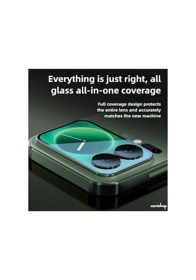 Xiaomi 17 Pro Max Uyumlu Kamera Koruyucu Lens Temperli Cam Kamera Çevresi Tam Koruma