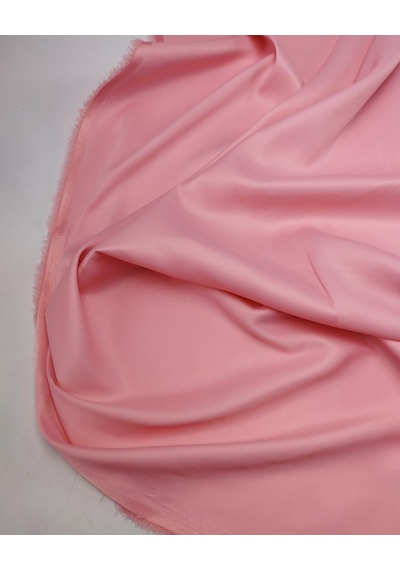 Açık Pembe Renkte Saten Kumaş En: 140cm-10743 Pembe