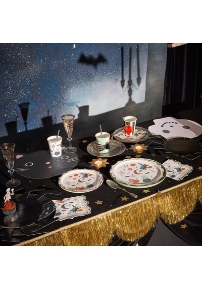 Meri Meri - Halloween - Süslü Kenarlı Cadılar Bayramı Büyük Peçete - L - 16 Adet 0 - 99