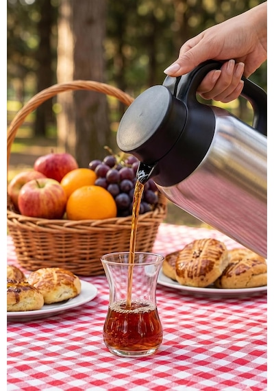 Tr 2123 Dailyserve Çift Katmanlı Paslanmaz Çelik Termos Çay Termosu Su Termosu 2,5lt Diğer
