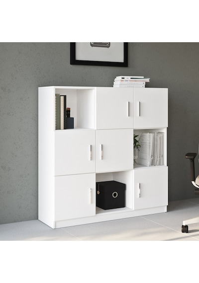 Robin Home Verona G Ofis Klasör Dolabı Kitaplık Beyaz