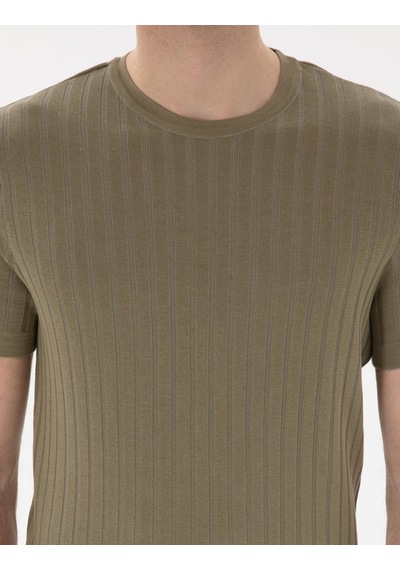 Pierre Cardin Erkek Haki Kazak /triko 50305991-vr027 Haki
