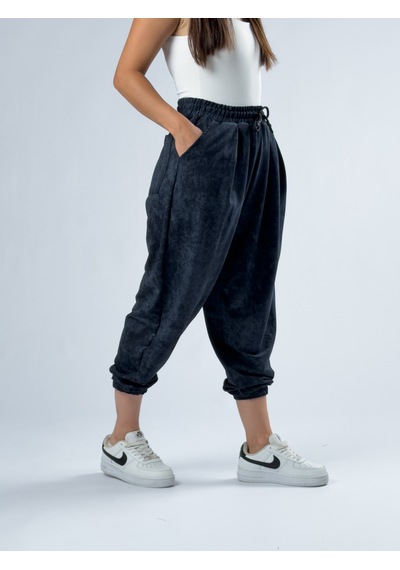 Cocopelli Lacivert Baskılı Kadın Jogger Pantolon Coc3345