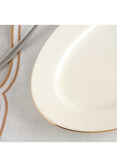 Aryıldız Hera Gold Kayık Tabak 30 Cm Renkli
