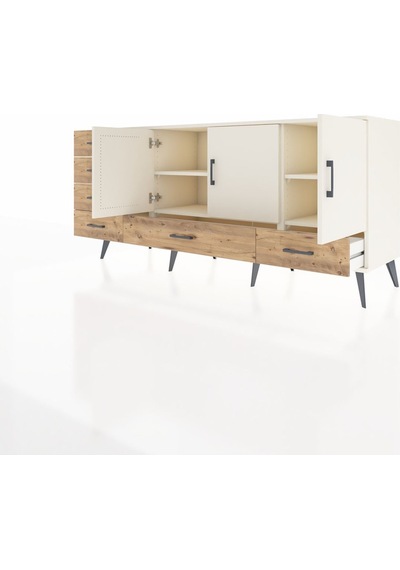 Hyperion Konsol 4 Raflı 6 Çekmeceli 3 Kapaklı 176x44x83 Aytaşı-aytaşı/çam Aytaşı/çam Hyperion Konsol 4 Raflı 6 Çekmeceli 3 Kapaklı 176x44x83 Aytaşı-aytaşı/çam Aytaşı/çam