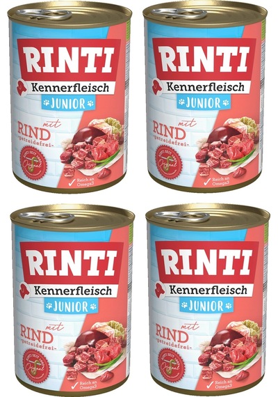 Rinti Dana Etli Gurme Yavru Köpek Konservesi 400 G X 4 Adet