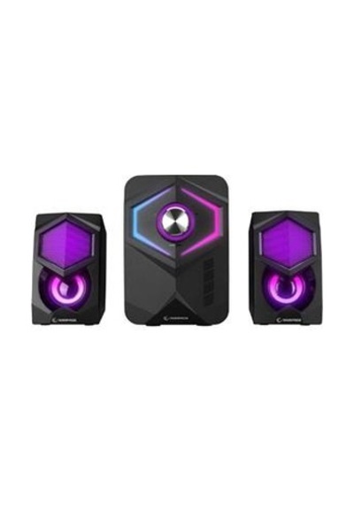 Rampage Rms-175bt 2+1 5w-2 Bluetooth+usb-tf-fm Rainbow Aydınlatmalı Gaming Hoparlör