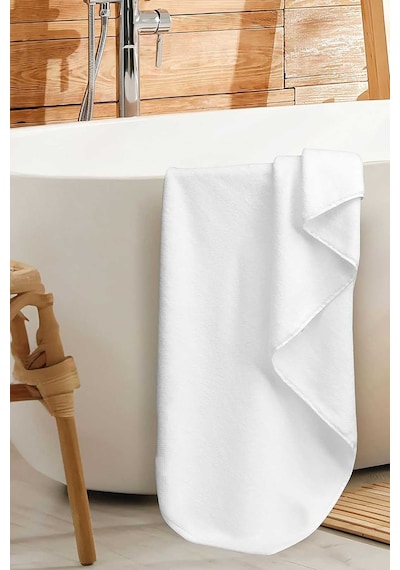 Luxury Hotel 90x150 Cm %100 Pamuk Banyo Havlusu Gramajlı Beyaz 11
