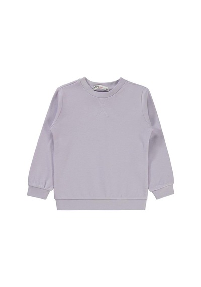 Civil Girls Düz 2-5 Yaş Sweatshirt Lila