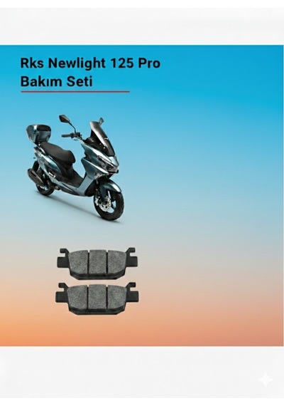 Rks Newlight 125 Pro Bakım Seti Ön-arka Balata Filtre Ve Motul Motor Yağı 4lü Set