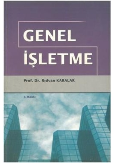 Genel İşletme Rıdvan Karalar 2.El iadesiz 3. baskı