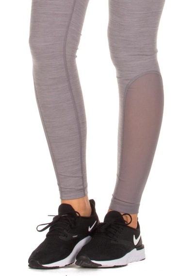 Pro Tayt 365 Dri-fit Training File Panelli Bel Toparlayıcı Kadın Spor Tayt Tight Gri