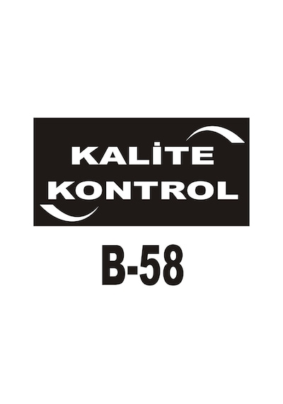 Pvc Dekota Uyarı - Ikaz Levhası Kalite Kontrol Yazılı (262084296)