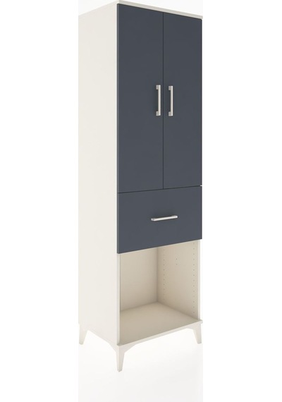 Hyperion Dolap Tek Raflı Tek Çekmeceli Tek Askılı 60x44x195 A... Aytaşı