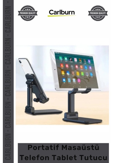 Telefontutucu Ayarlanabilir Katlanabilir Ergonomik Şarj Uyumlu Portatif Masaüstü Telefon Tablet Tut
