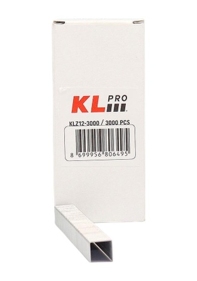 Klpro 12mm Havalı Zımba Tabanca Zımbası 3000 Adet Klz12