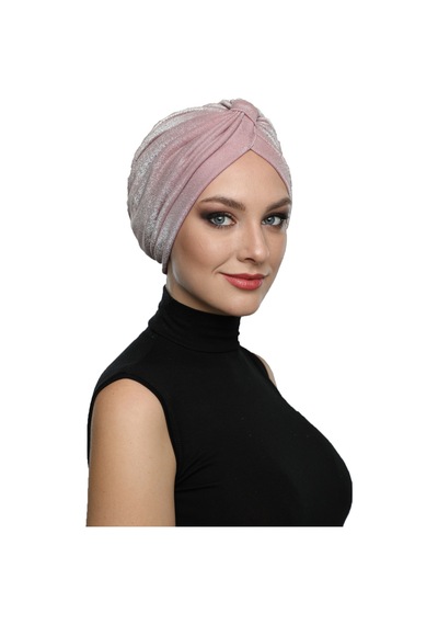 Elysianfidan Simli Pike Çapraz Bantlı Astarlı Pudra Hazır Türban Tesettür Bone Abiye Pudra Elysianfidan Simli Pike Çapraz Bantlı Astarlı Pudra Hazır Türban Tesettür Bone Abiye Pudra