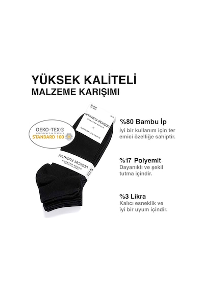 Giorgina Ferri Unisex 10'lu Kutu Bambu Premium Dikişsiz Bay - Sneaker Çorap Çok Renkli Giorgina Ferri Unisex 10'lu Kutu Bambu Premium Dikişsiz Bay - Sneaker Çorap Çok Renkli