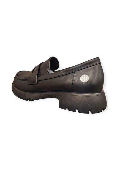 Mammamia D25ka-795 Kadın Loafer Deri Ayakkabı Siyah