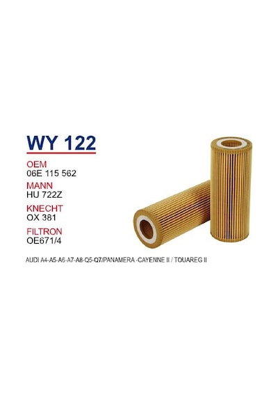 Wy 122 Audi A4-a5-a6-a7-a8-q5-q7/panamera -cayenne Iı / Touareg I