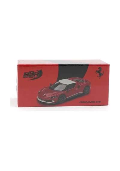 Bbr Model Mini Gt 1/64 Ferrari 296 Gtb Asseto Fiorano F2004 Tribute Livery