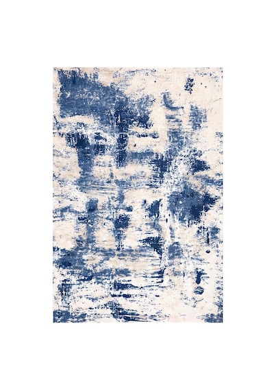 Kartela Halı Nivo Halı Kaymaz Taban Makinede Yıkanabilir Halı Lacivert - 200 X 300 Cm