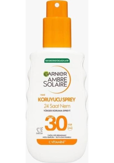 Garnier Ambre Solaire 24 Saat Nem Çok Yüksek Koruma Spreyi Spf30 150ml 3600542625012-10786