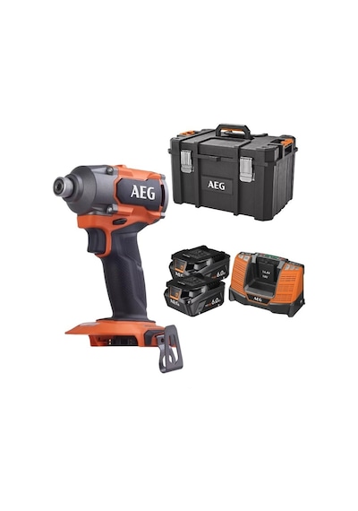 Aeg BSS18C3B3-602TC 2x6.0AH Çift Akülü Vidalama Plastik Çantalı - 4935500071