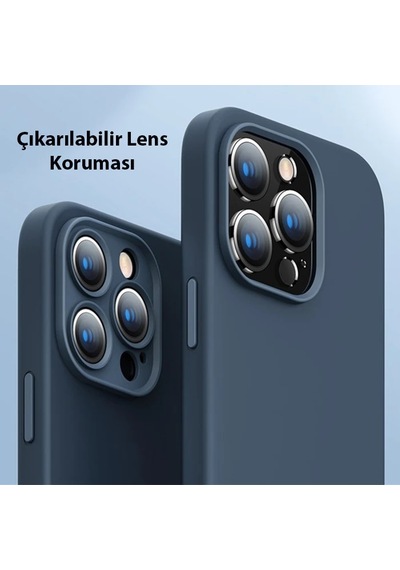 Baseus Liquid Silica Gel İphone 14 Pro 6.1 Magsafe Silikon Kılıf + Tempered Ekran Koruyucu Set- 5775