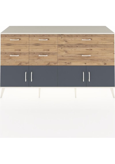 Hyperion Konsol Tek Raflı 6 Çekmeceli 4 Kapaklı 176x44x99 Aytaşı- Aytaşı-antrasit/çam Hyperion Konsol Tek Raflı 6 Çekmeceli 4 Kapaklı 176x44x99 Aytaşı- Aytaşı-antrasit/çam