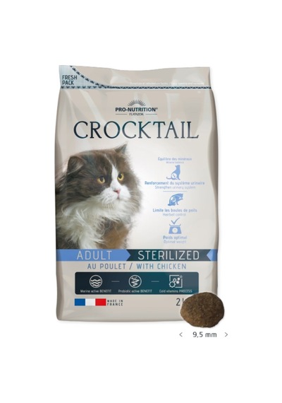 Pro-Nutrition Crocktail Kısırlaştırılmış Tavuklu Yetişkin Kedi Maması 2 KG