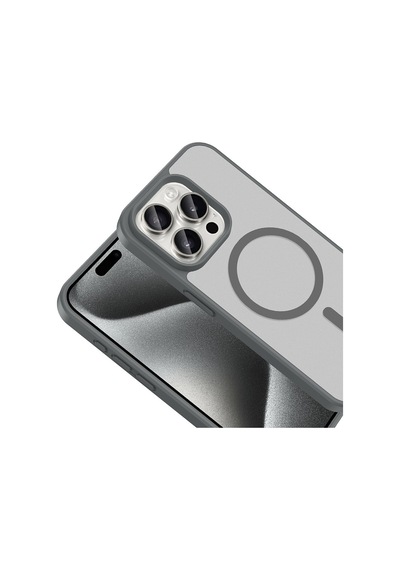 İphone 15 Pro Kılıf Magsafe Kamera Korumalı Mat Parmak İzi Tutmayan Grlpro Desert Gold