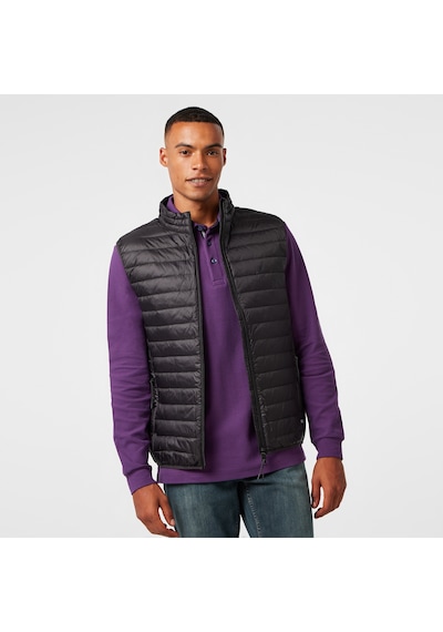 Nautica Erkek Siyah Kaz Tüyü Yelek Renk Bloklu J47128t