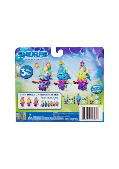 Şirinler Kayıp Köy Smurfstorm 3'lü Figür Set Model 2 Marvel