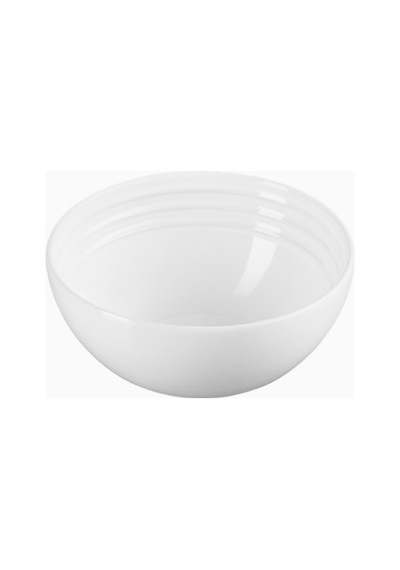 Le Creuset Seramik Şık Tasarım Atıştırmalık Kasesi Beyaz