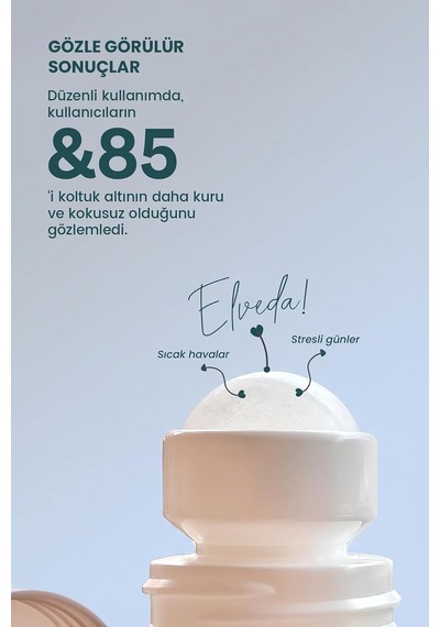 Beyazlatıcı Koltukaltı Roll-on Deodorant - 48 Saat Ter Kokusu Önleyici, Unisex, 50ml