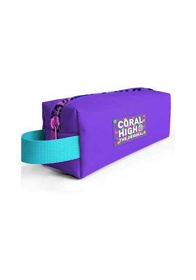 Coral High Kids Mor Leopar Desenli Kalem Çantası 22072