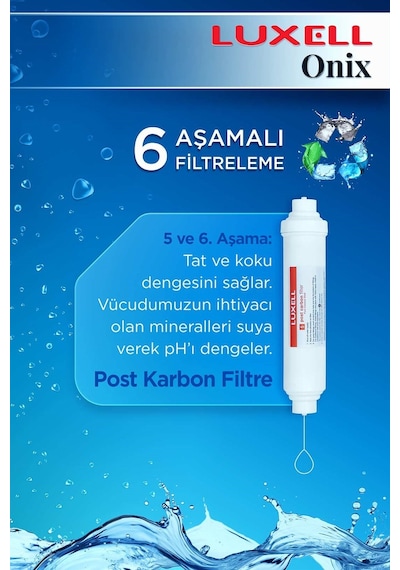 Luxell Lxs-p0 Luxell Onix Su Arıtma Sistemi Pompasız